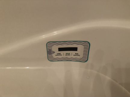 Ванночка для купания с термометром