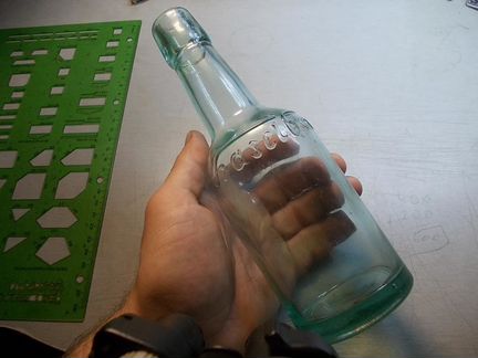 Бутылка Basel Bach Германия 1930-е годы