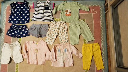 Одежда для девочки 3-6 месяцев