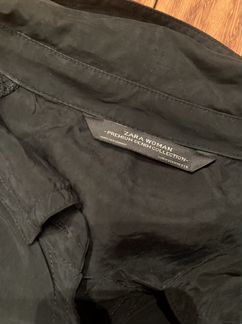 Рубашка zara черная