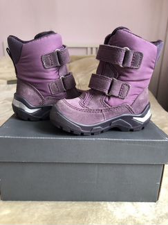 Сапоги зимние для девочки Ecco 22 размер