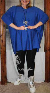 Яркая,стильн.туника-лонгслив.48-62