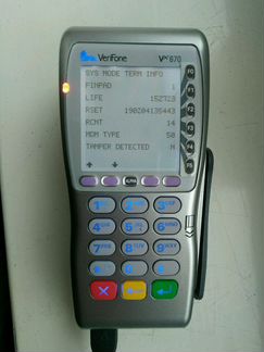 POS терминал Verifone VX670 переносной автономный