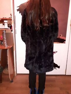 Искусственная шуба чебурашка