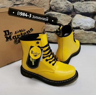 Сапожки зимние Dr. Martens натуральная кожа