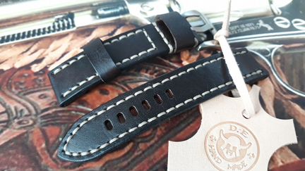 Ремешок для часов из натуральной кожи буйвола №02