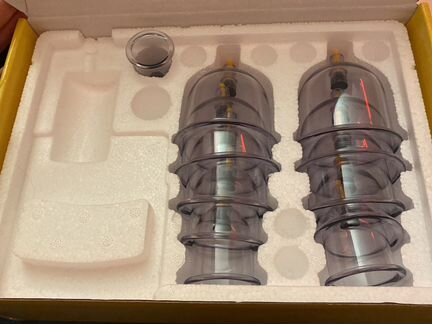 Набор банок для вакуумного массажа лица