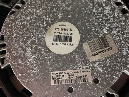 BMW Кожух вентилятора с вентилятором