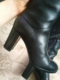 Ботфорты зимние женские 37 размер мех натуральный