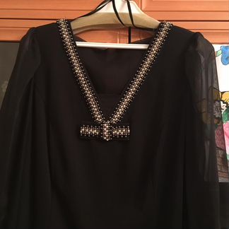 Женское платье чёрное