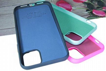 Чехол-накладка для Samsung A205F A20/A30 soft touch TPU кольцо бирюзовый