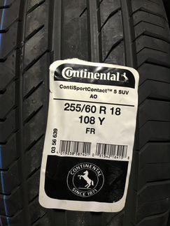 255/60 R18 Continental ContiSportContact 5 SUV