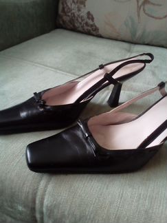Туфли офисные с откр. задником, Испания. 37,5-38р