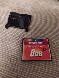 Карта памяти 8g transcend compact flash 133x