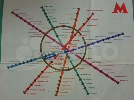 Брошюра Московское метро середины 70-х годов