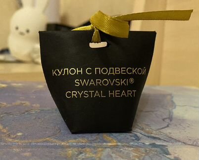 Кулон с подвеской Swarovski