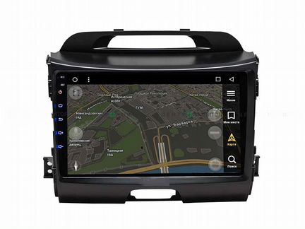 Штатная магнитола андроид Kia Sportage 3 2012 года