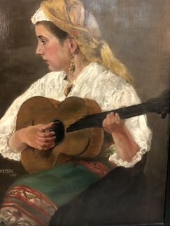 Картина масло Vilma Meisel 1917