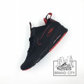 Nike Air Max 90 Mid Winter Black:Red
