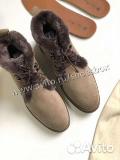 Зимние ботинки Loro Piana замшевые