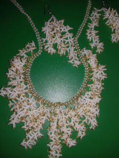 Ожерелье и серьги