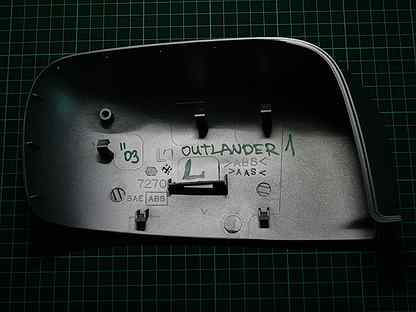 Как снять накладку на зеркало аутлендер 1