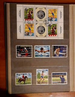 Альбом с марками (спорт) СССР
