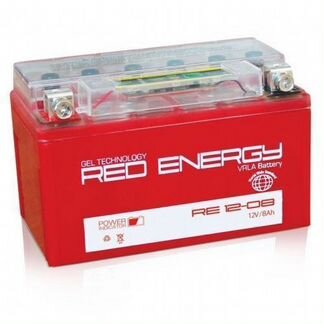 Мото аккумулятор Red Energy DS 1208 (YT7B-BS)