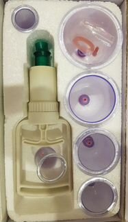 Набор пластиковых банок для массажа в комплекте с