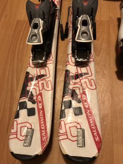 Горные лыжи Salomon 120 cm + ботинки 22см