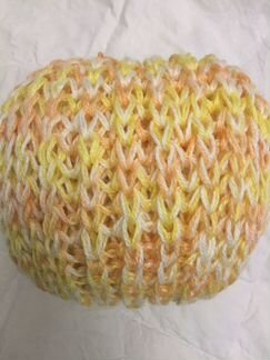 Шарф шерстяной вязаный