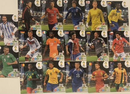 Карточки Panini 107 шт