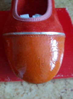 Балетки замшевые, р-р 36