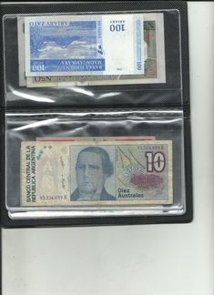 Альбом с иностранными банкнотами