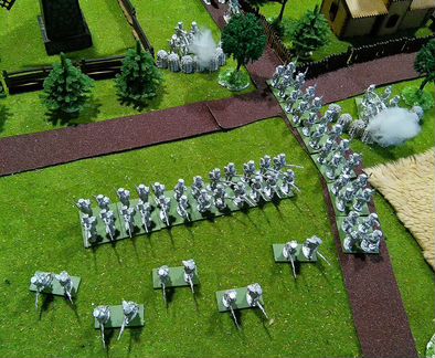 Солдатики Русская линейная пехота 1812 г. 28 мм