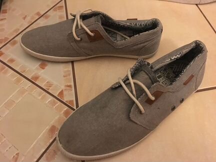 Классические мужская обувь Bershka, серый 42размер