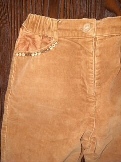 Вельветовые штаны стрейч на девочку 9-12лет