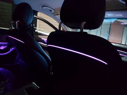 Подсветка салона в спинку сидений водителя и пасса