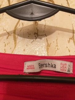 Юбка красная яркая Bershka