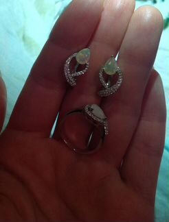 Серьги кулон