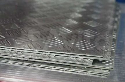 Лист алюминиевый рифленый 3мм 1500х3000