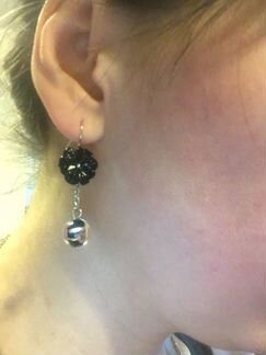 Серьги Летуаль