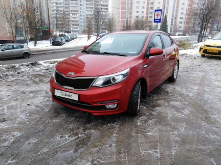 KIA Rio 1.6 МТ, 2016, 128 000 км