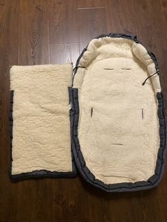 Конверт в коляску womar zaffiro на овчине