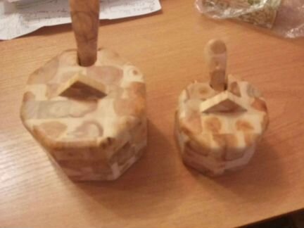 Сахарница и солонка можевельник