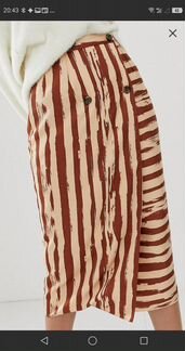 Юбка миди с запахом ASOS новая