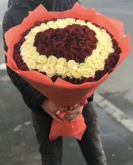 101 Роза, Букеты Цветы Розы 31 51 151 201 Доставка