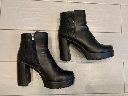 Ботильоны (полусапоги) Dino Ricci, нат. кожа, р 39