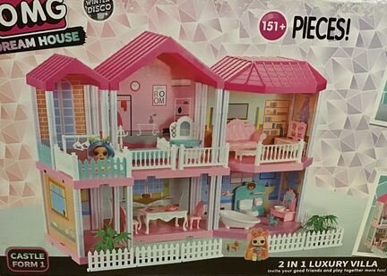 Дом LoL Winter Disco 2в1 с 2 куклами Лол