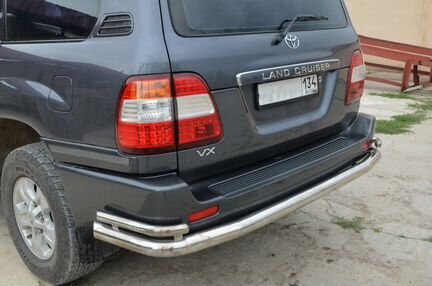 Toyota Land Cruiser 100 задняя двойная защита